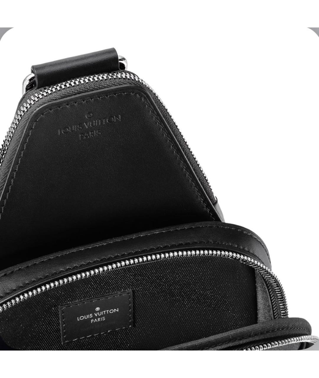 LOUIS VUITTON Антрацитовая сумка на плечо, фото 8