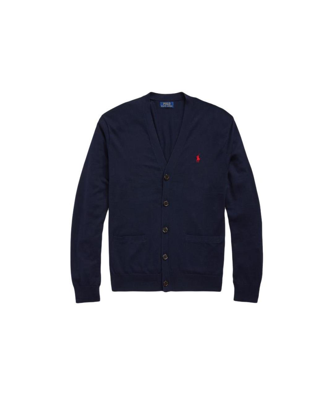 POLO RALPH LAUREN Темно-синий кардиган, фото 5