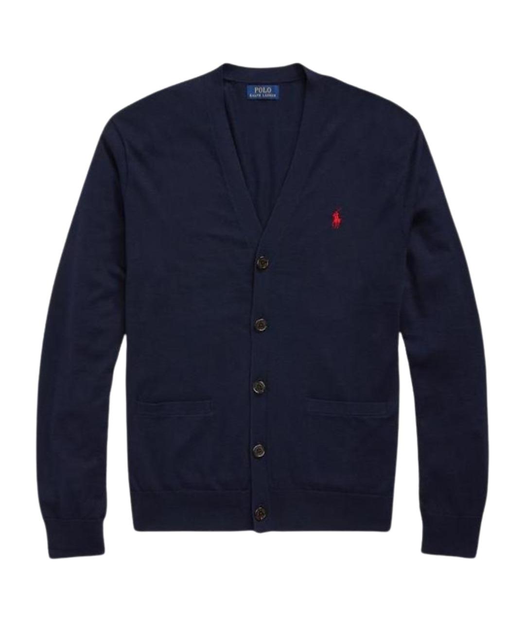 POLO RALPH LAUREN Темно-синий кардиган, фото 4
