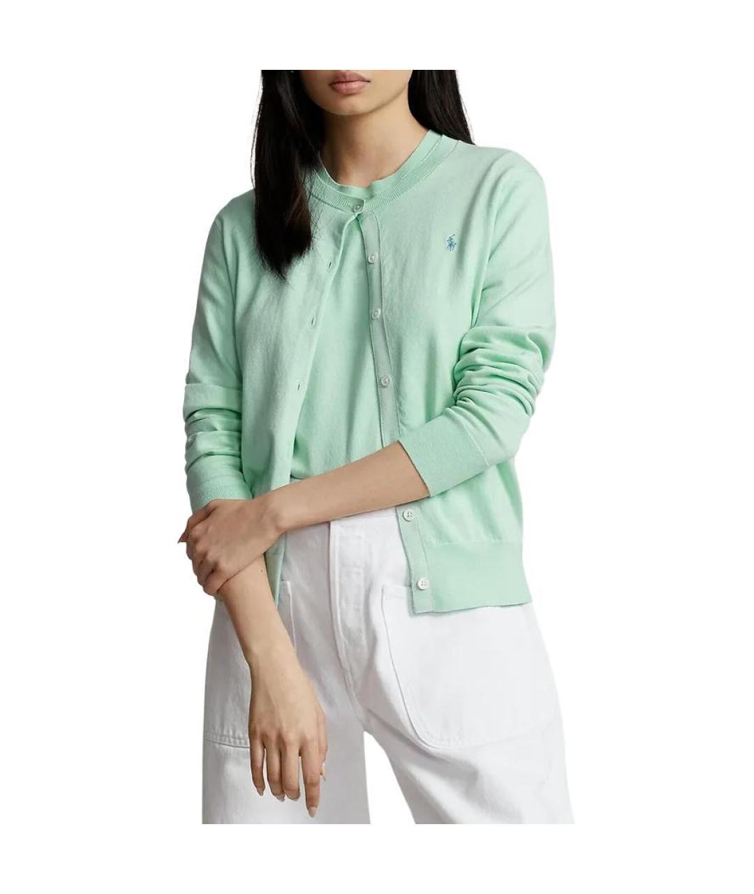 POLO RALPH LAUREN Зеленый кардиган, фото 4