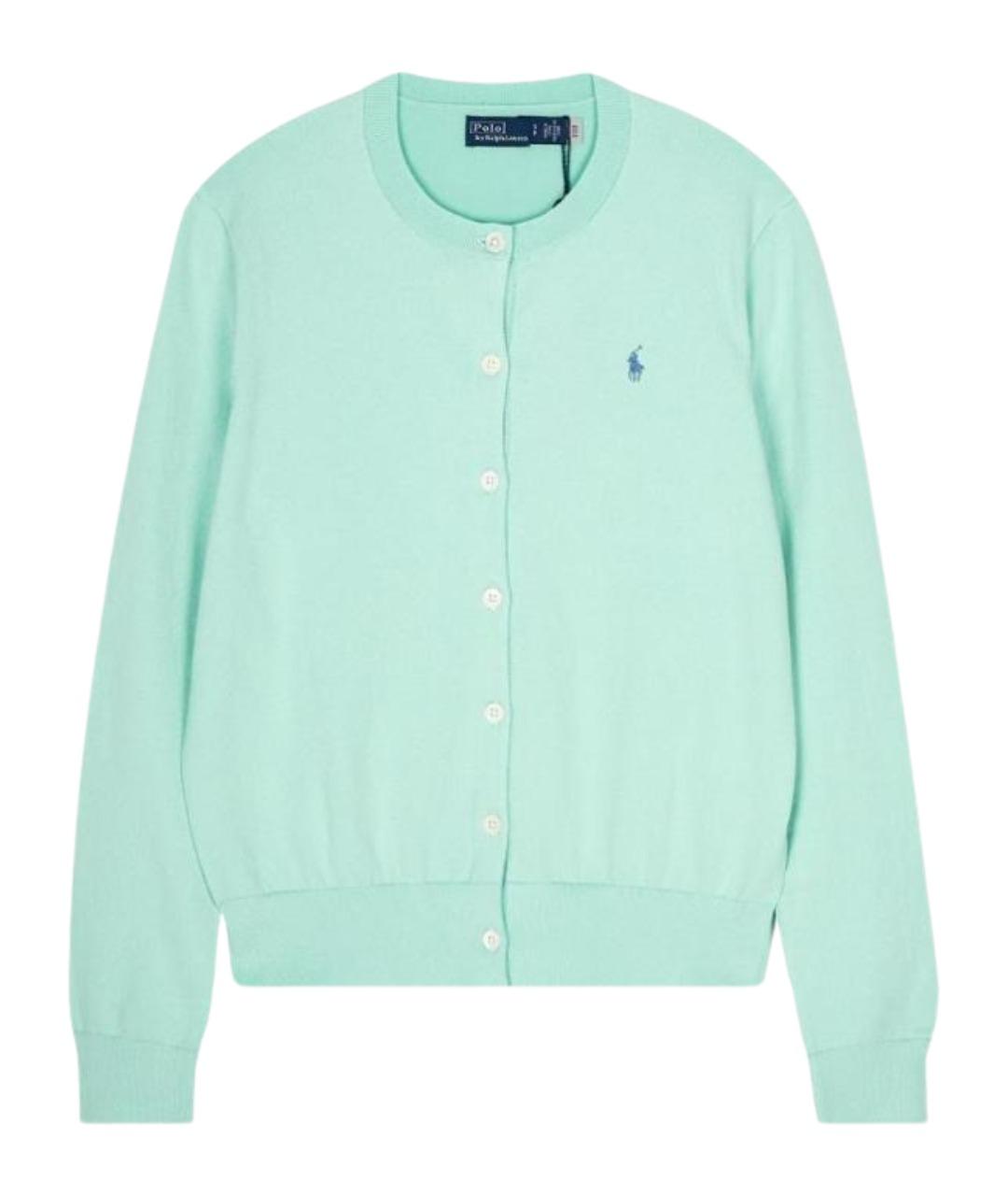 POLO RALPH LAUREN Зеленый кардиган, фото 1