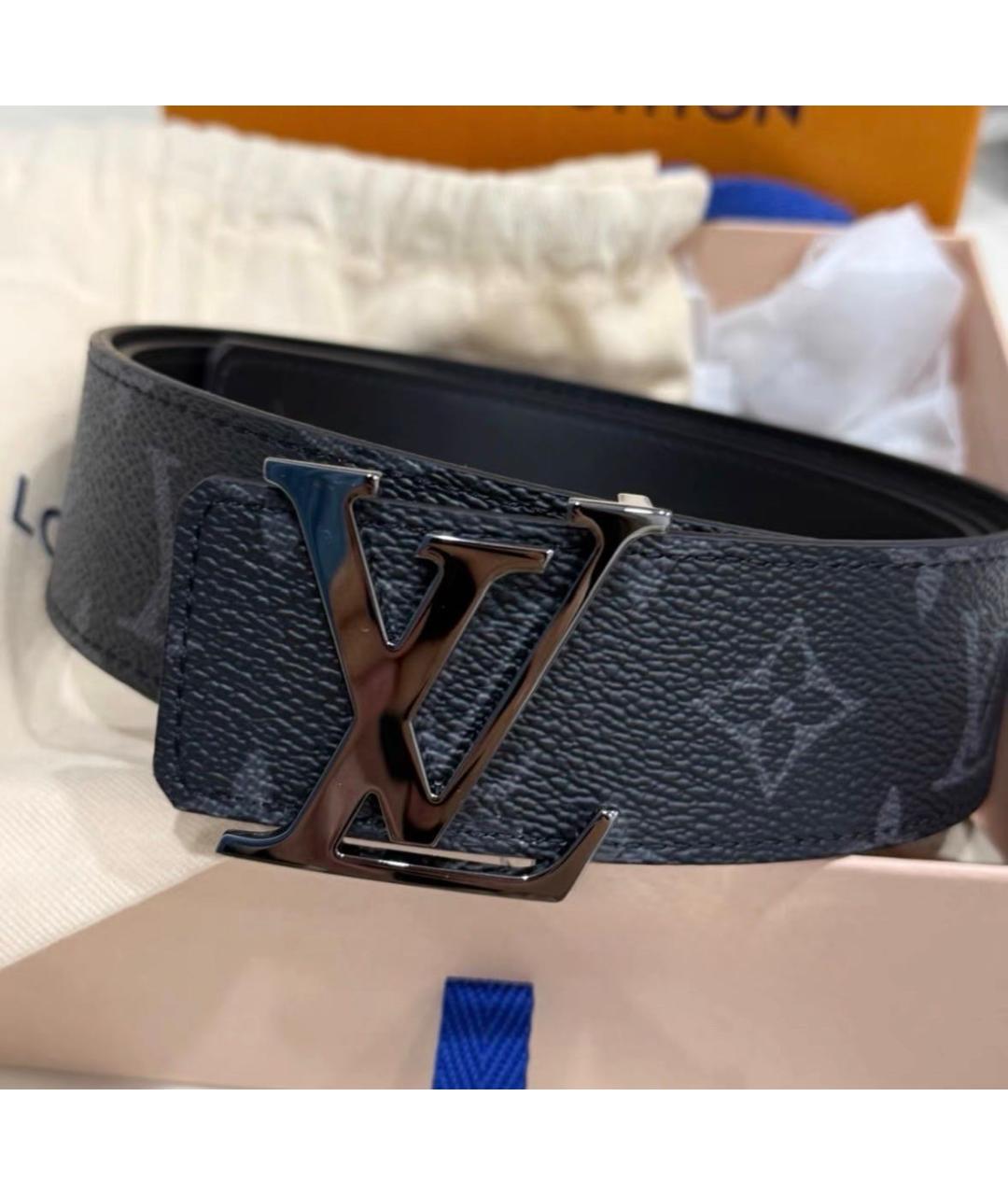 LOUIS VUITTON Черный ремень, фото 3