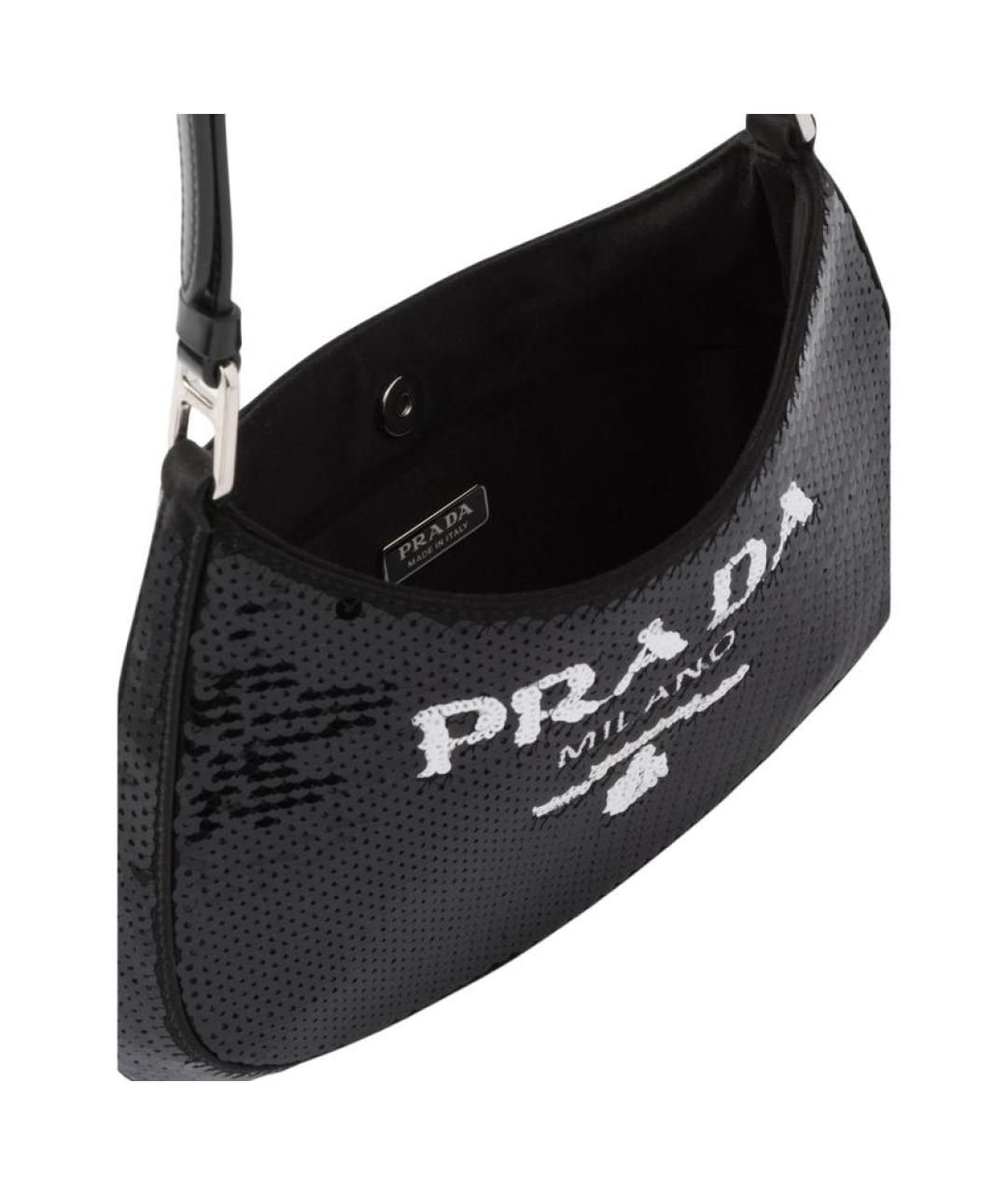 PRADA Черная сумка через плечо, фото 5