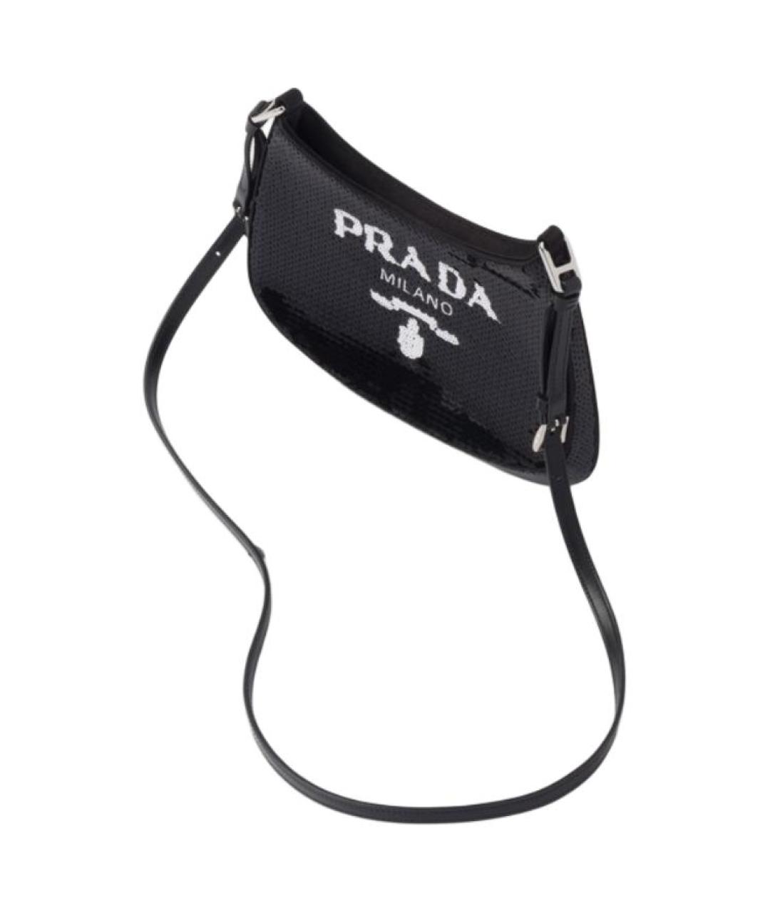 PRADA Черная сумка через плечо, фото 4