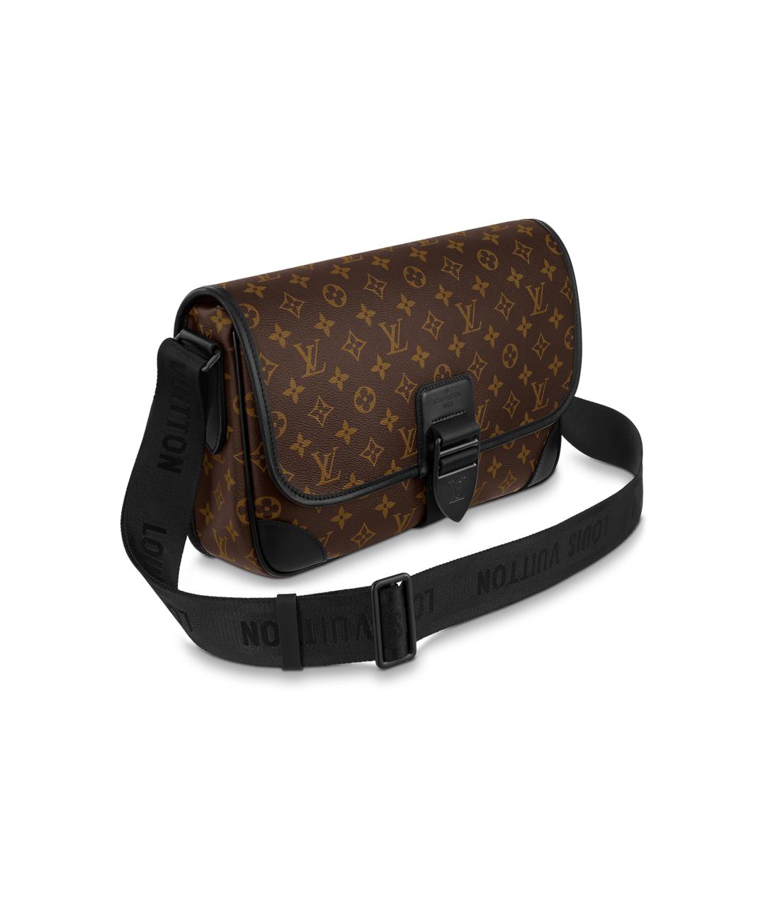 LOUIS VUITTON Коричневая сумка на плечо из канвы, фото 3