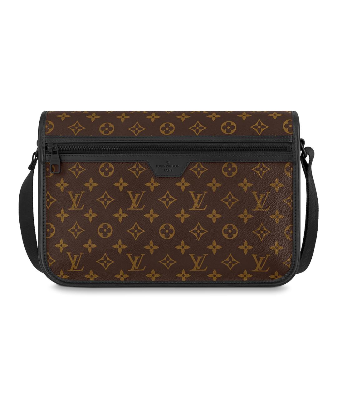 LOUIS VUITTON Коричневая сумка на плечо из канвы, фото 4