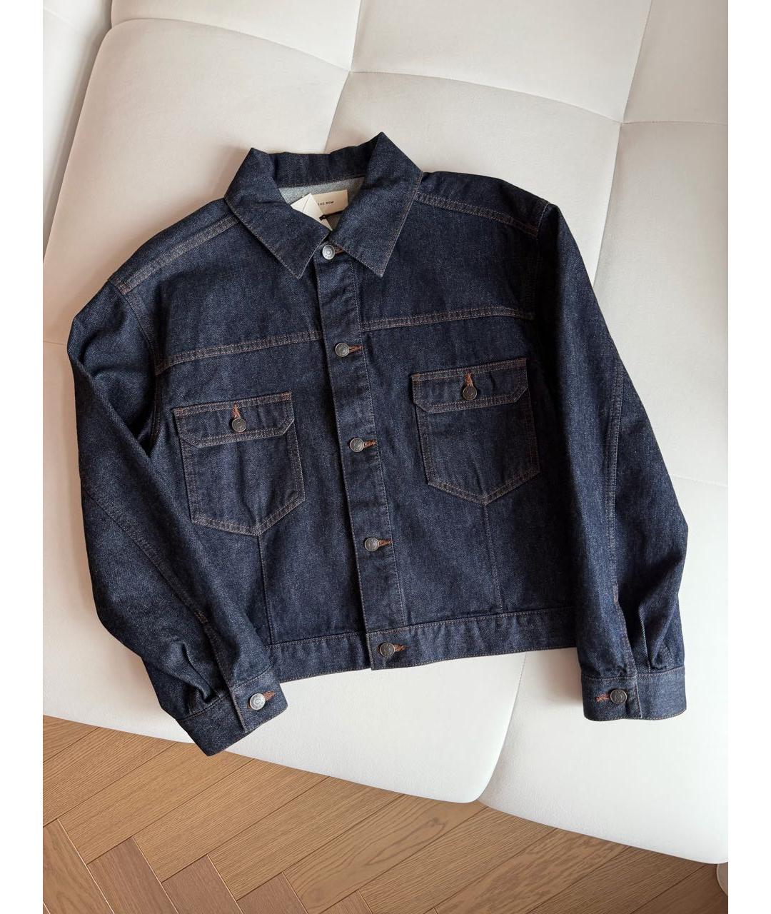 THE ROW Темно-синяя деним куртка, фото 2