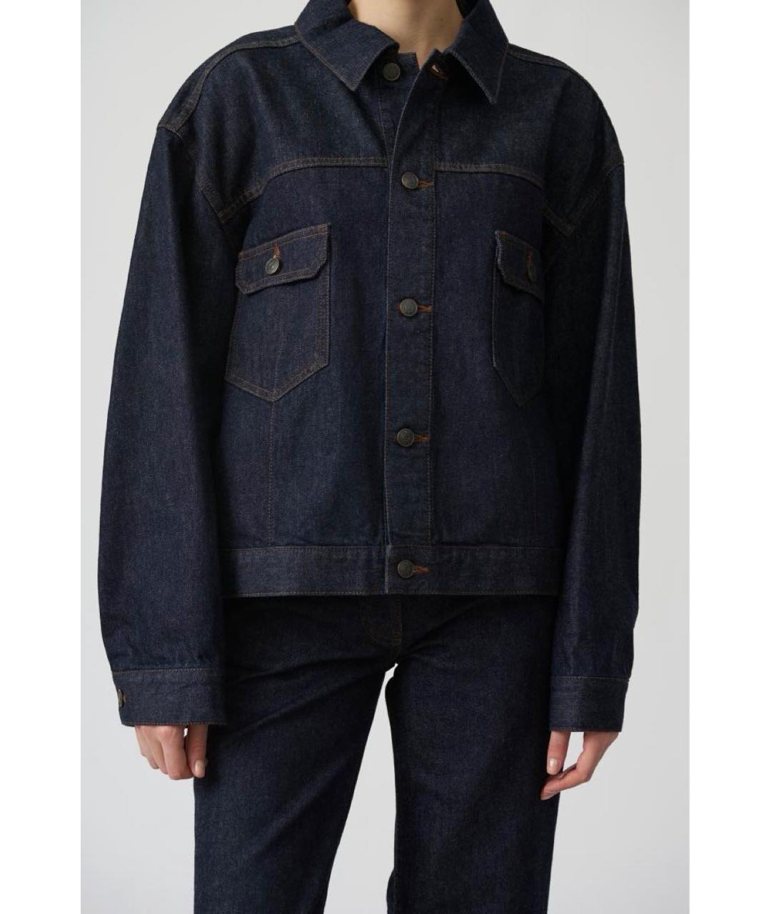THE ROW Темно-синяя деним куртка, фото 4
