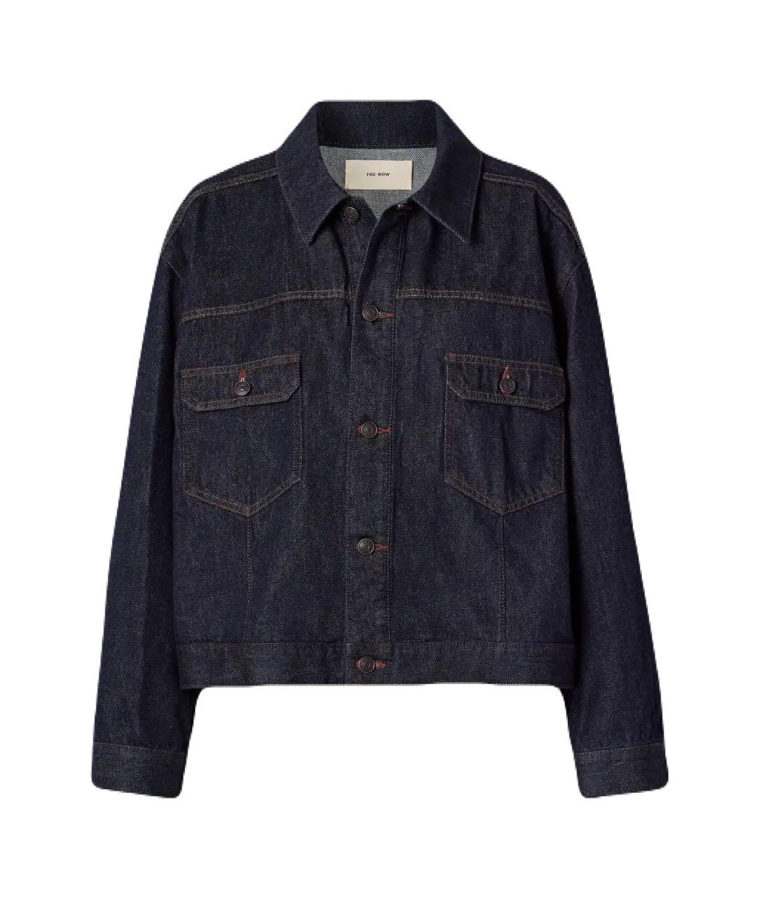 THE ROW Темно-синяя деним куртка, фото 1