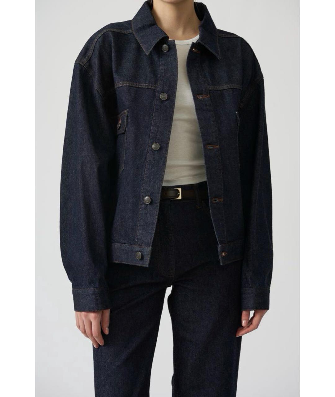 THE ROW Темно-синяя деним куртка, фото 5