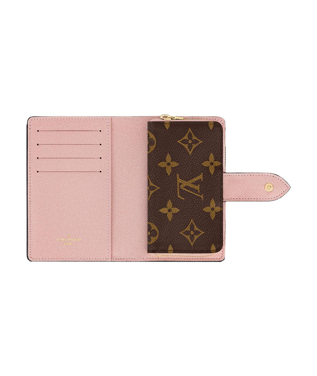 LOUIS VUITTON Розовый кошелек, фото 4
