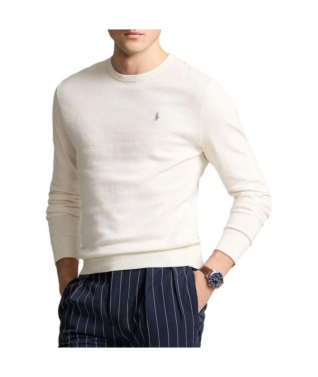 POLO RALPH LAUREN Бежевый джемпер / свитер, фото 3