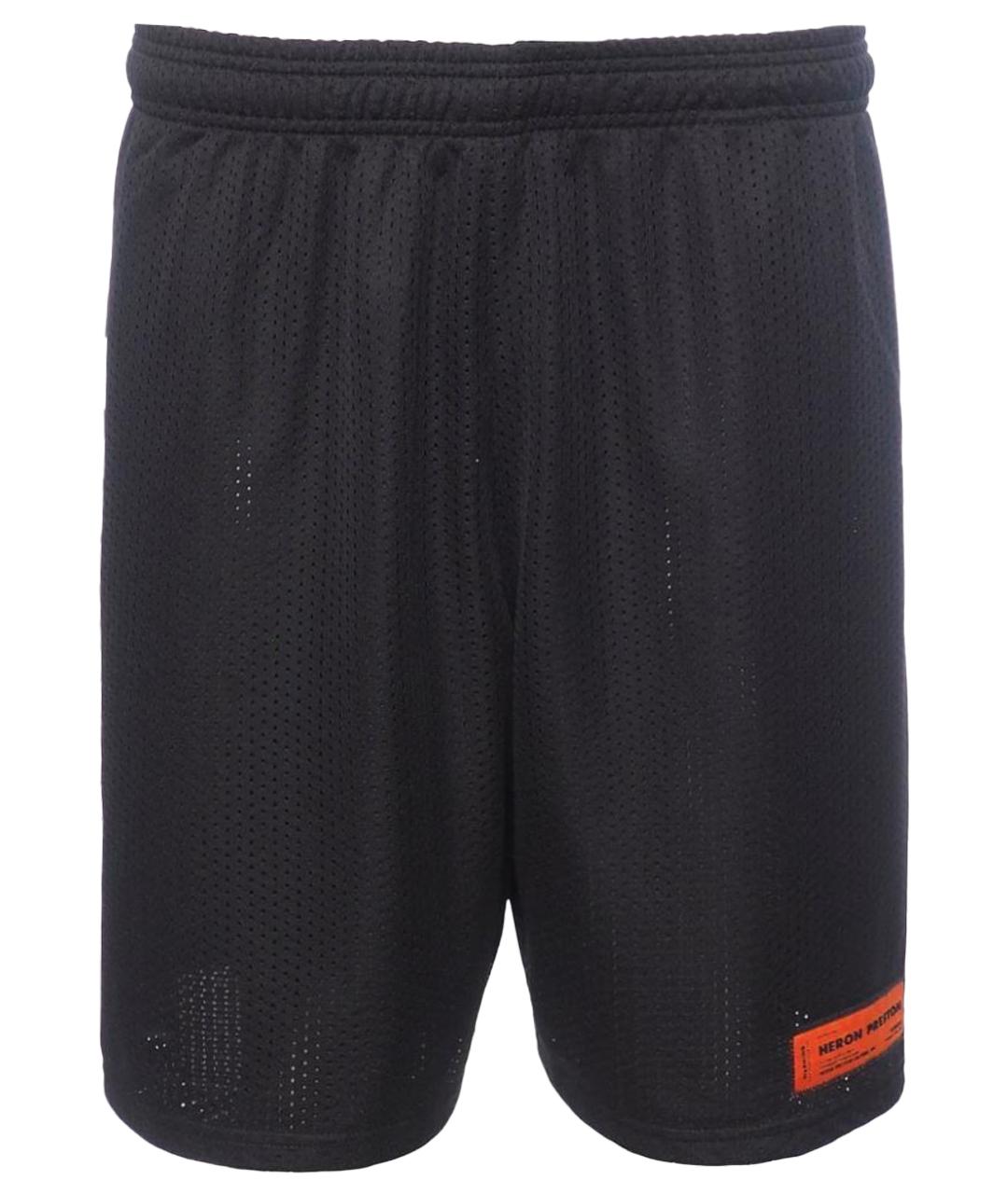 HERON PRESTON Черные полиэстеровые шорты, фото 1