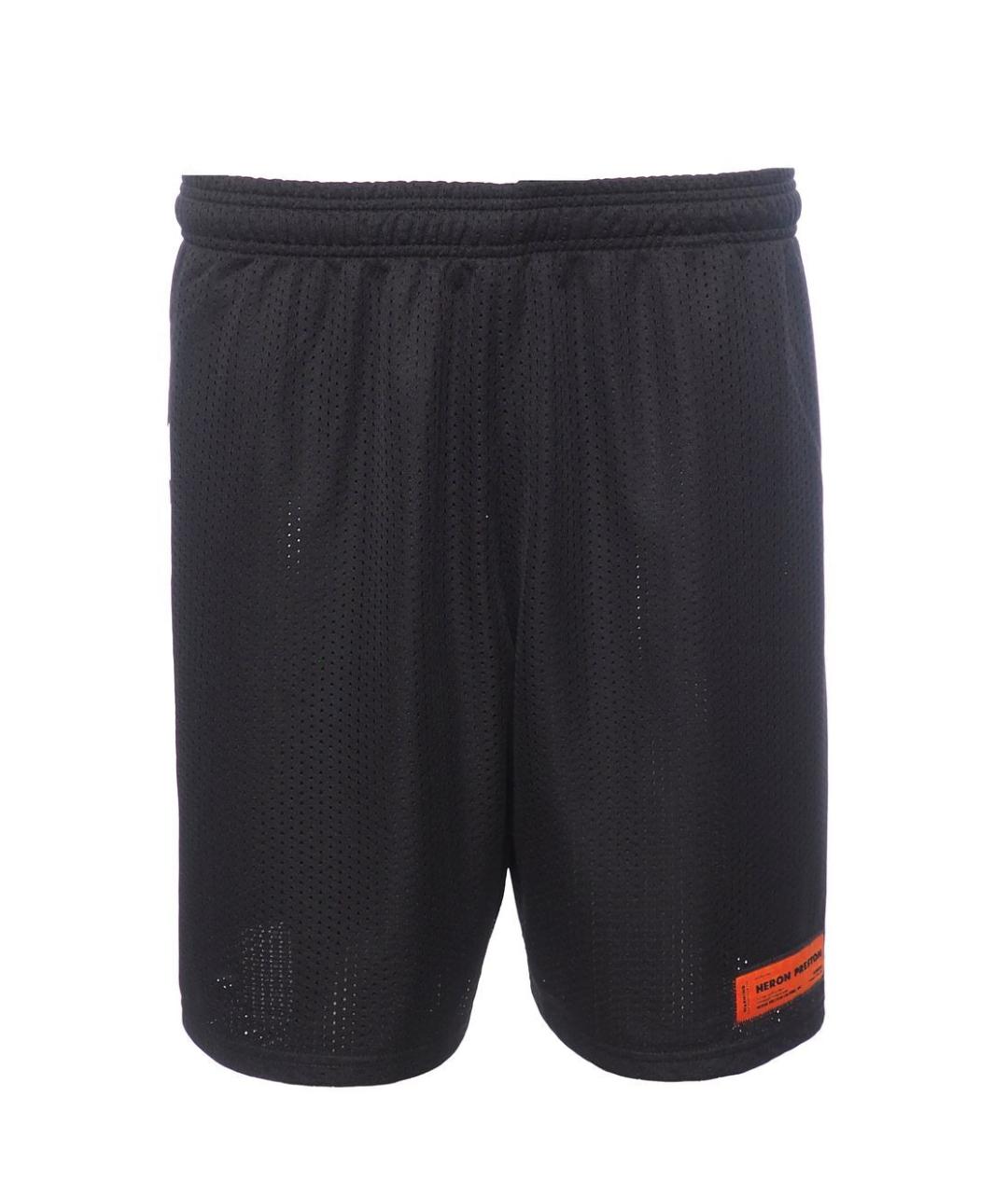HERON PRESTON Черные полиэстеровые шорты, фото 6
