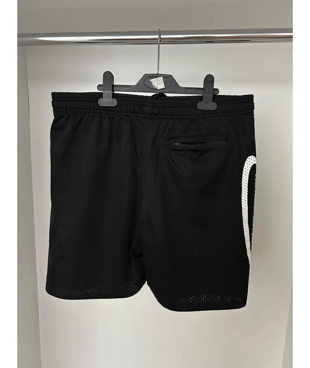 HERON PRESTON Черные полиэстеровые шорты, фото 5