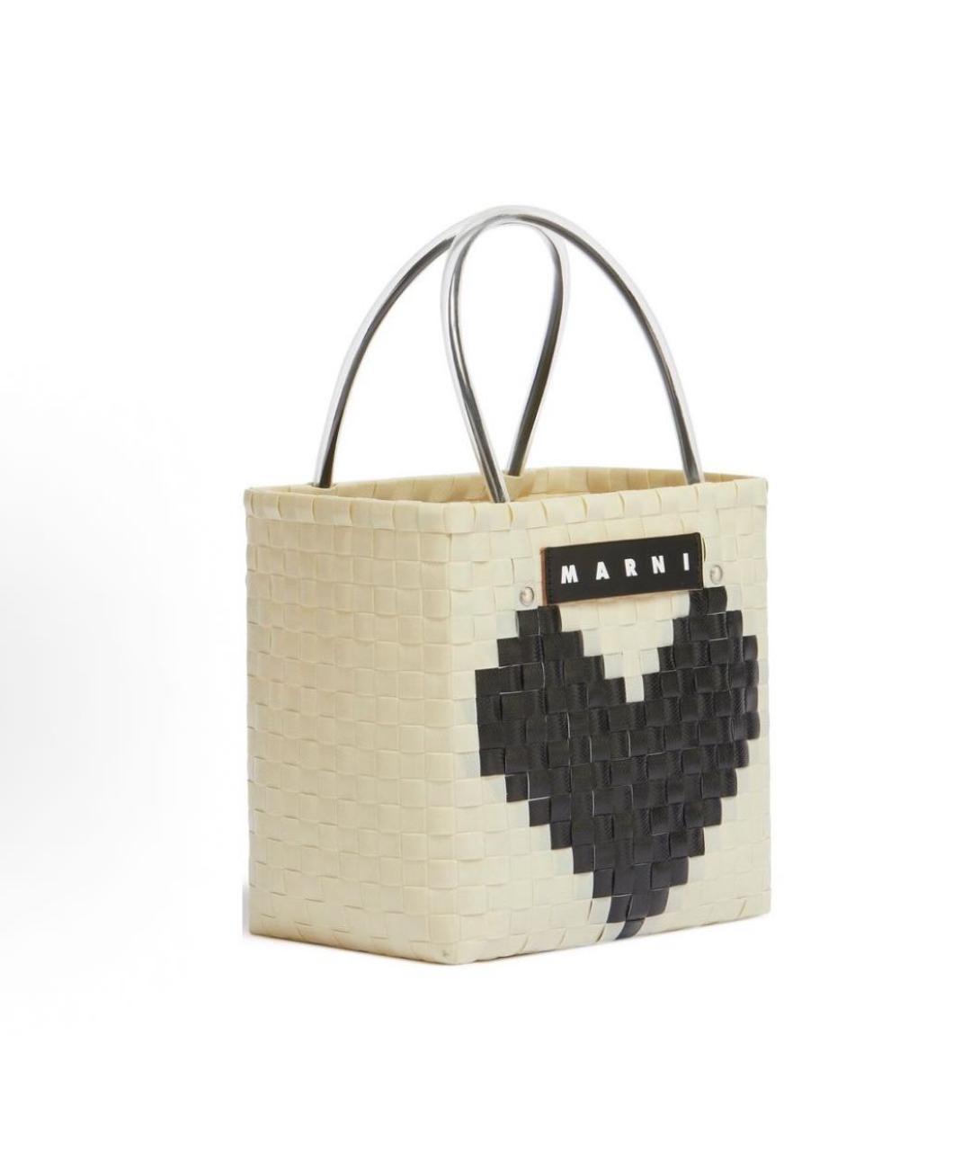 MARNI Белая сумка тоут, фото 2