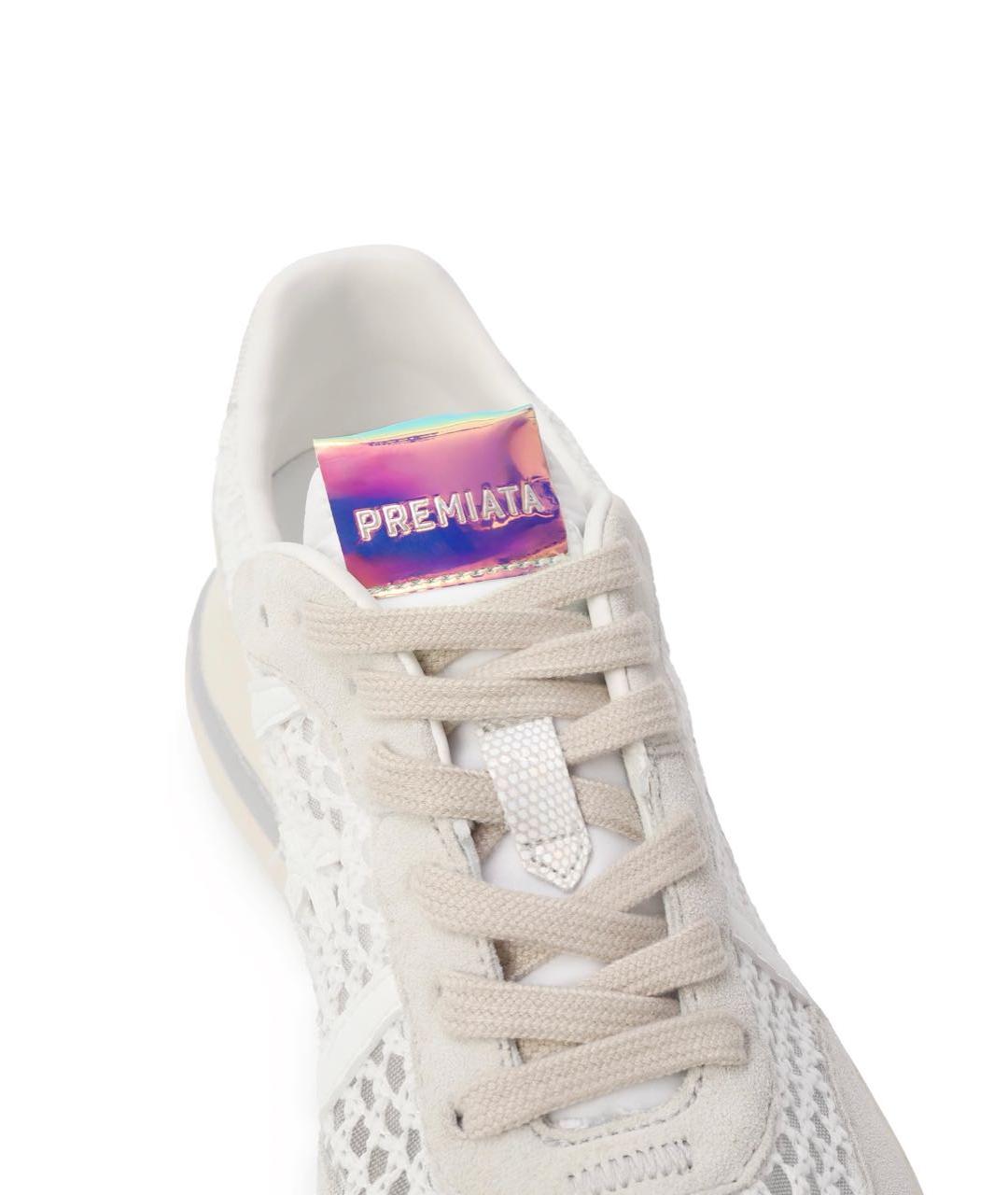PREMIATA Белые кожаные кроссовки, фото 5
