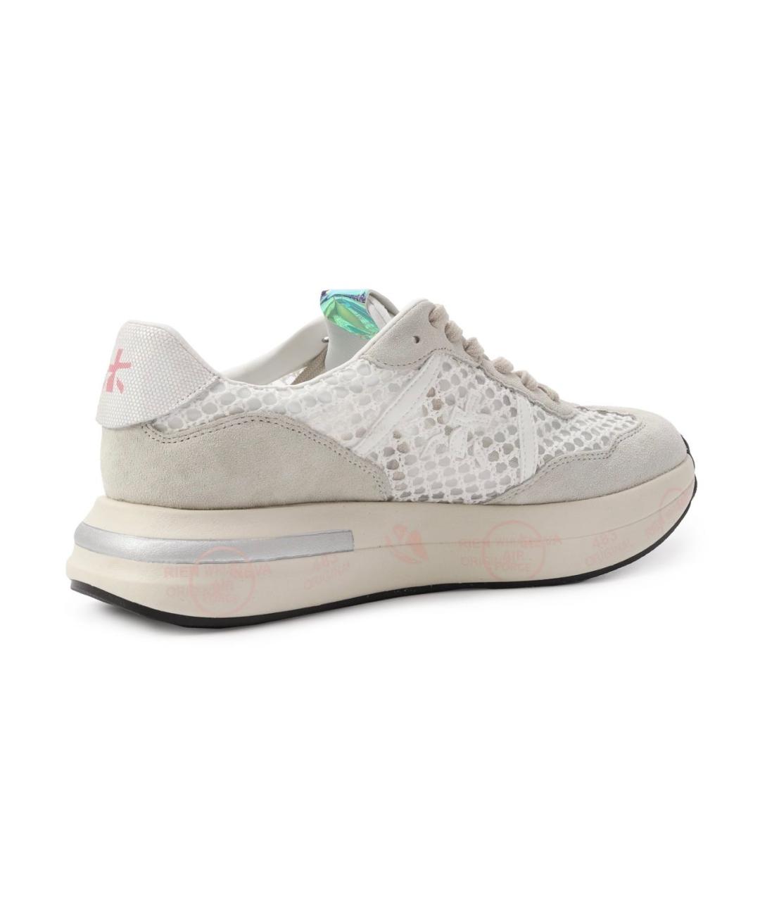 PREMIATA Белые кожаные кроссовки, фото 3