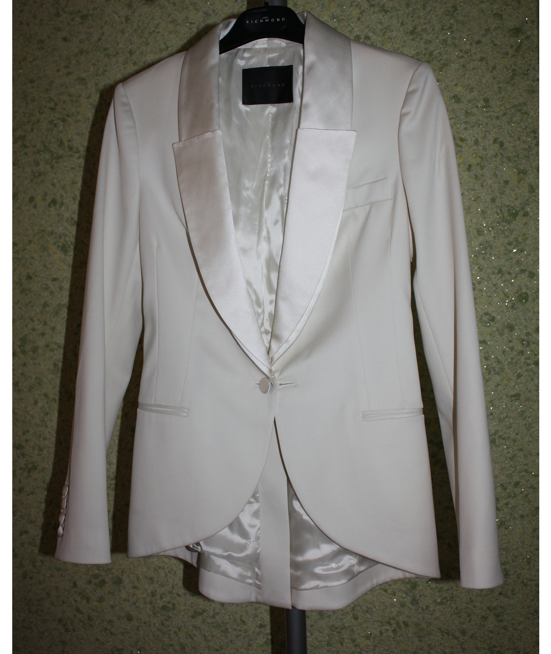 JOHN RICHMOND Белый шерстяной жакет/пиджак, фото 5