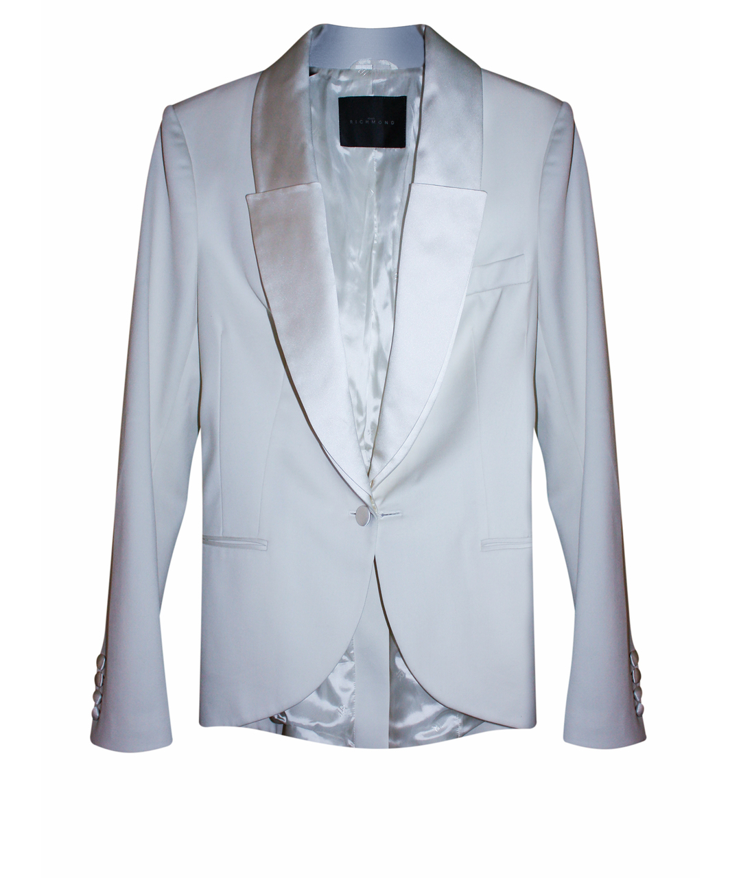 JOHN RICHMOND Белый шерстяной жакет/пиджак, фото 1