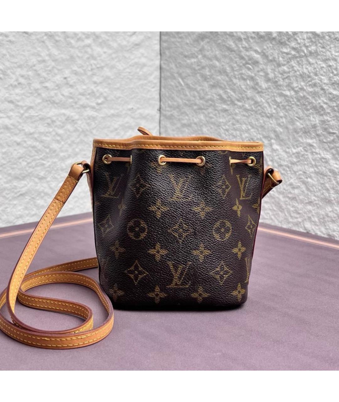 LOUIS VUITTON Коричневая сумка через плечо, фото 5