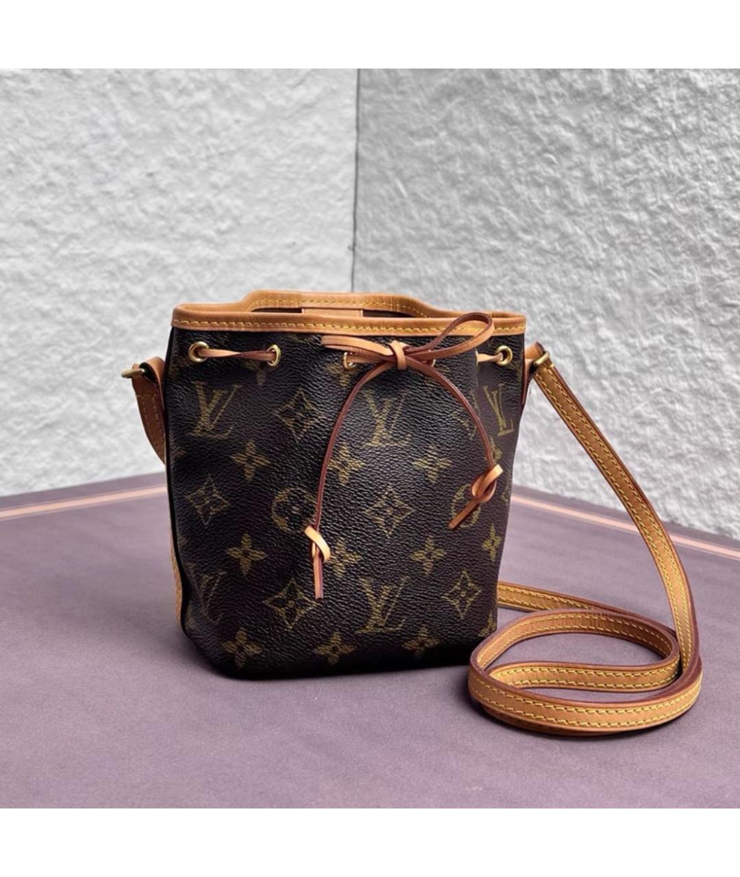 LOUIS VUITTON Коричневая сумка через плечо, фото 3