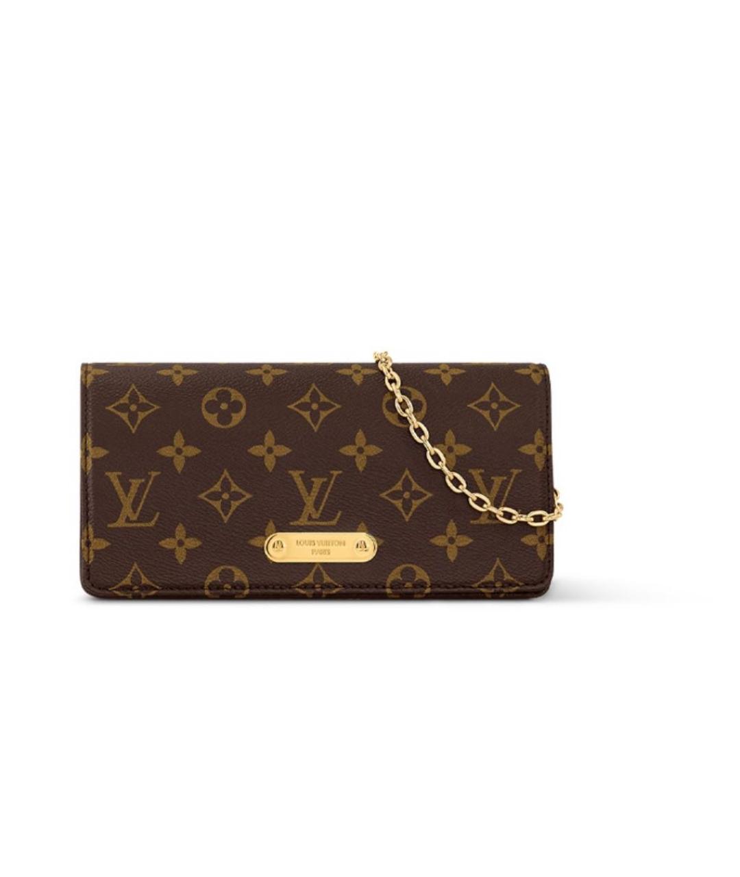 LOUIS VUITTON Коричневая сумка через плечо, фото 6