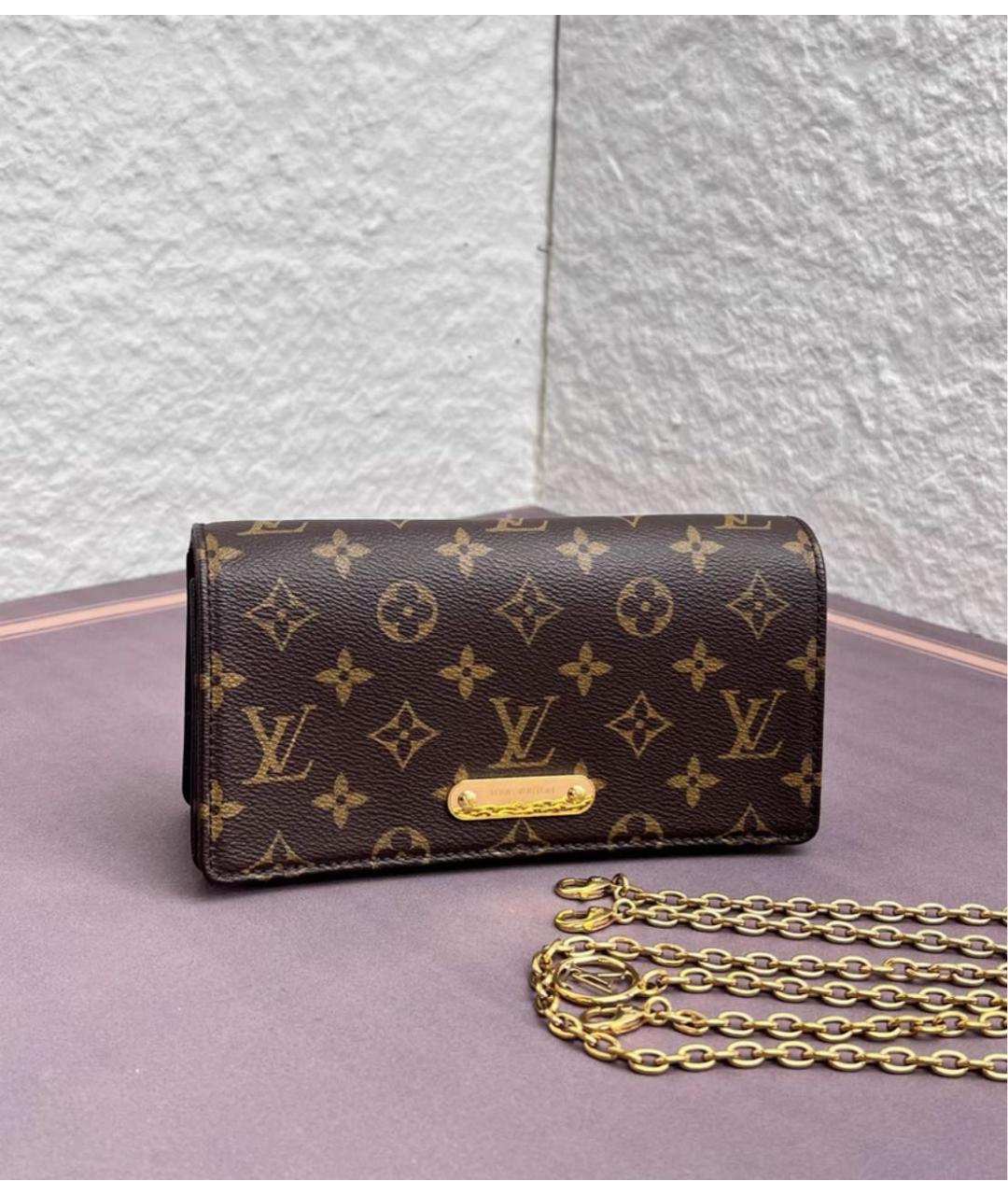 LOUIS VUITTON Коричневая сумка через плечо, фото 3