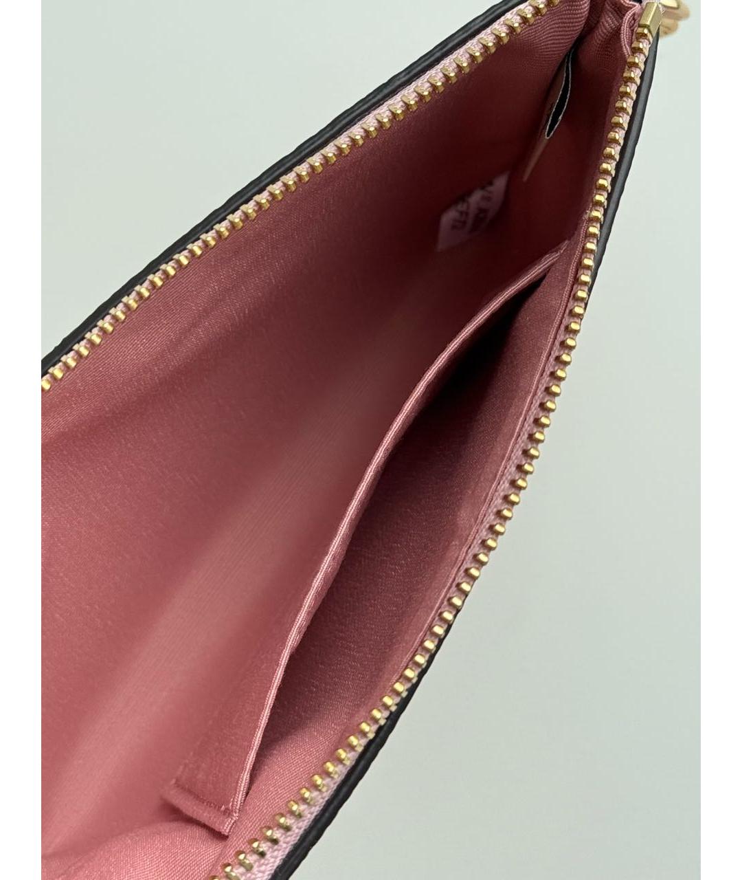 COACH Розовый кошелек, фото 4