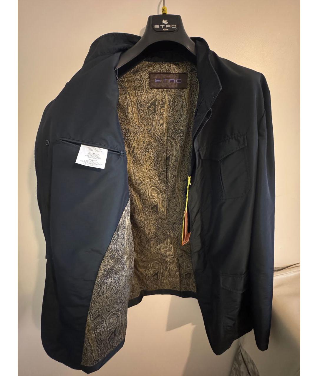 ETRO Черная полиамидовая куртка, фото 2
