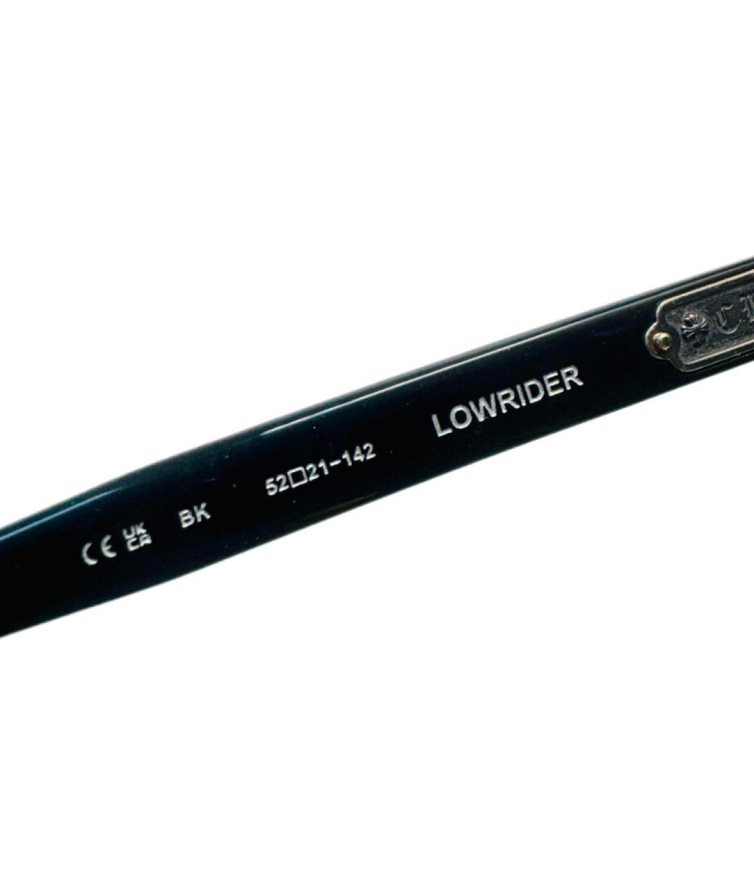 CHROME HEARTS Черные пластиковые солнцезащитные очки, фото 4