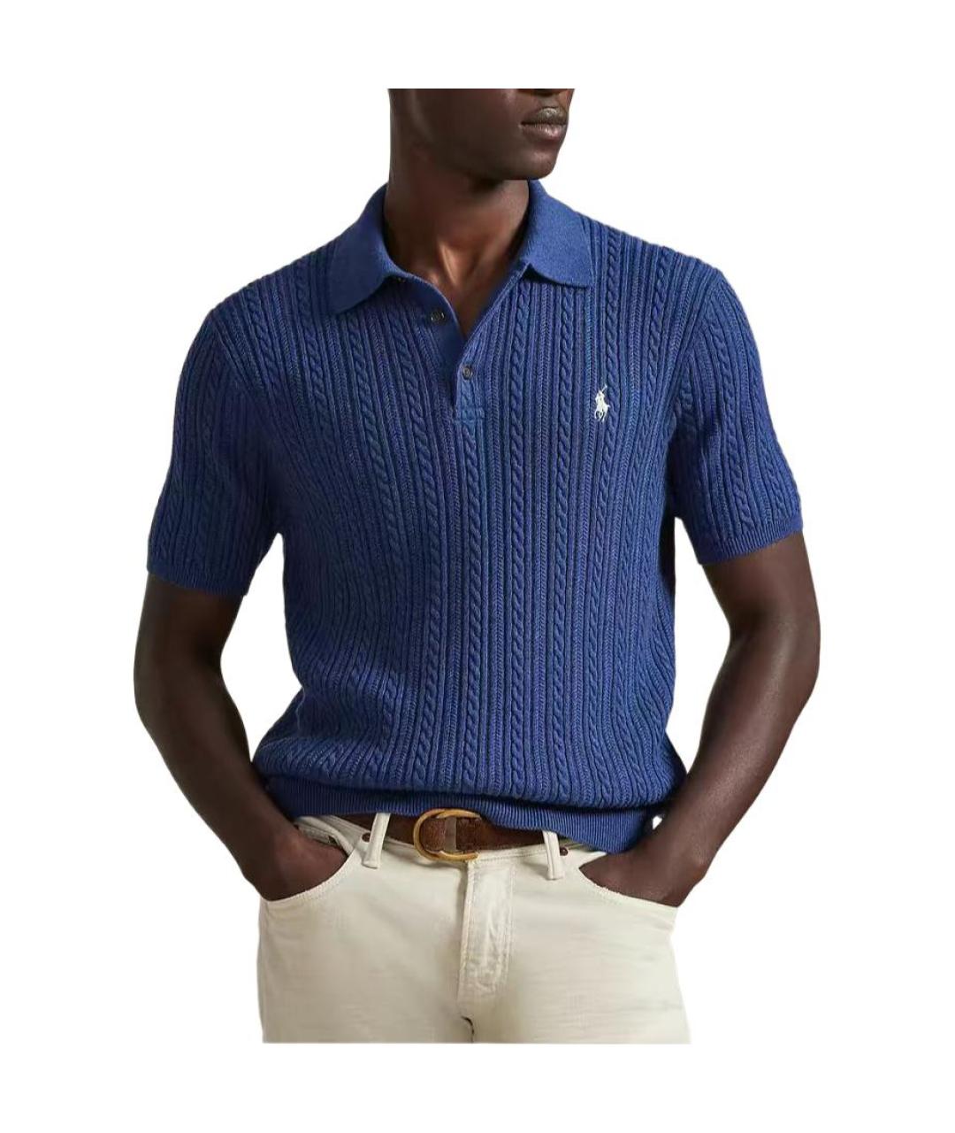 POLO RALPH LAUREN Темно-синий джемпер / свитер, фото 3