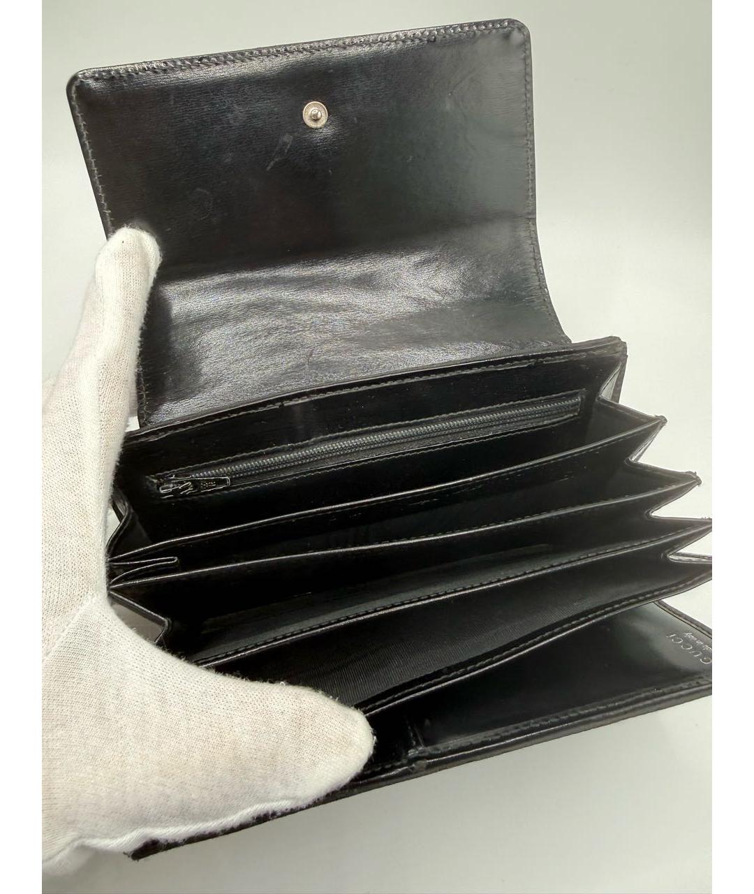 GUCCI Черный кошелек, фото 5