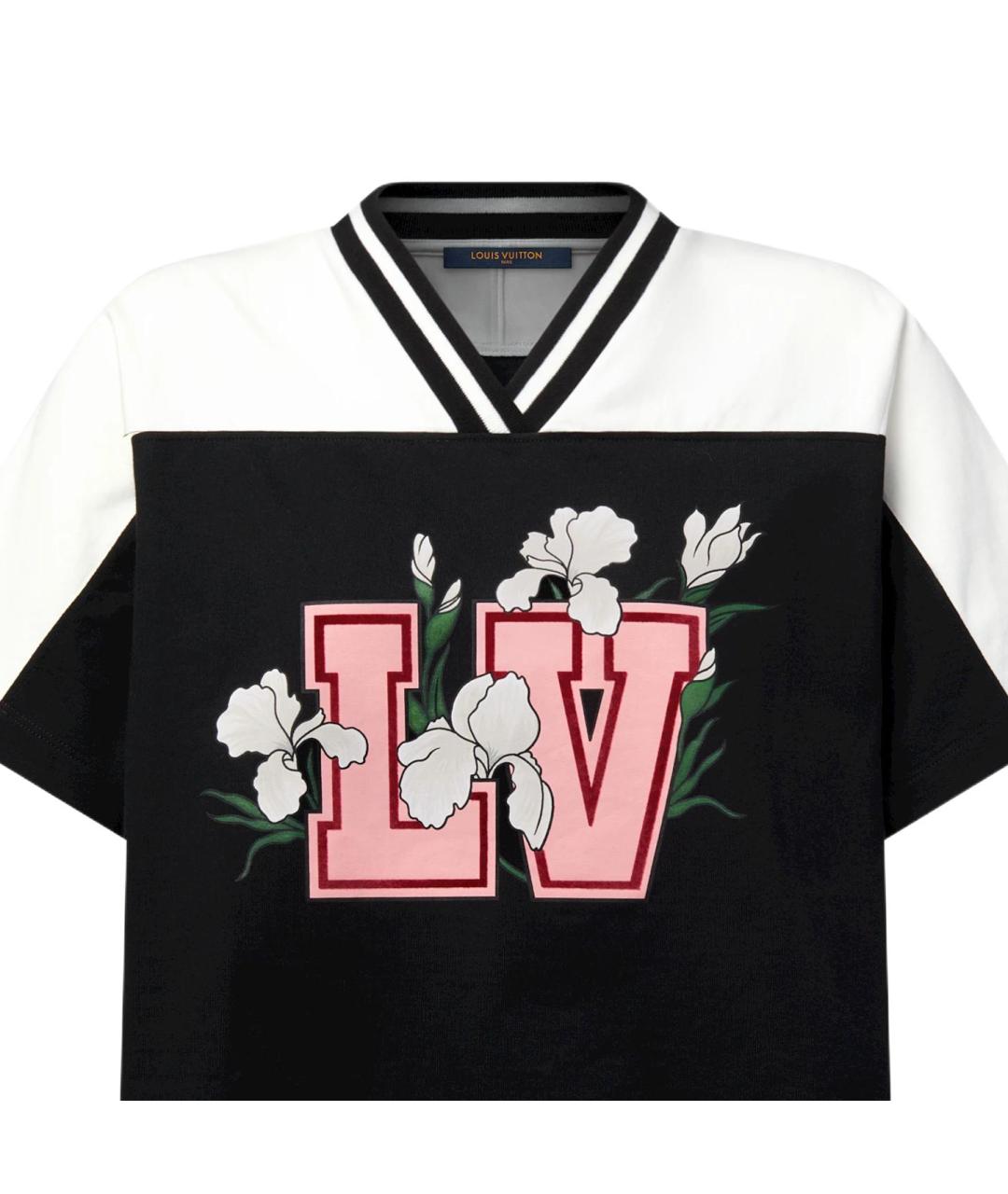 LOUIS VUITTON Черная футболка, фото 4