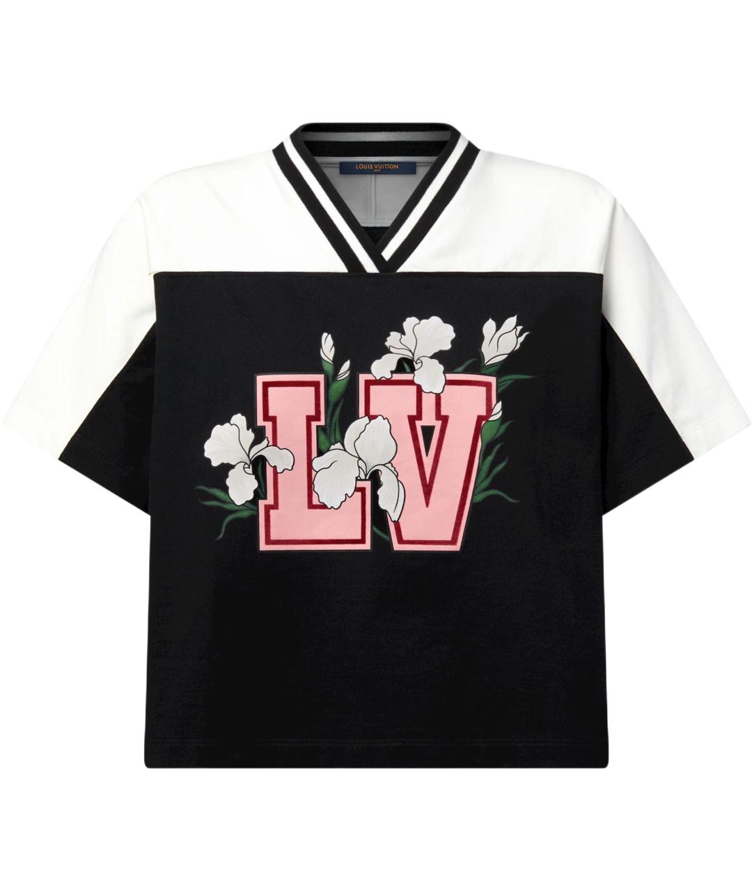 LOUIS VUITTON Черная футболка, фото 1