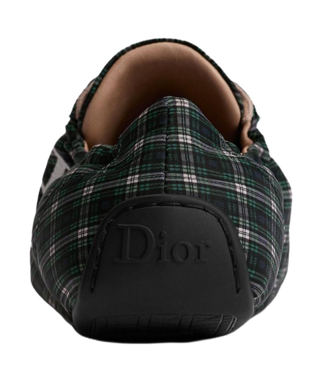 CHRISTIAN DIOR Мульти текстильные кроссовки, фото 4