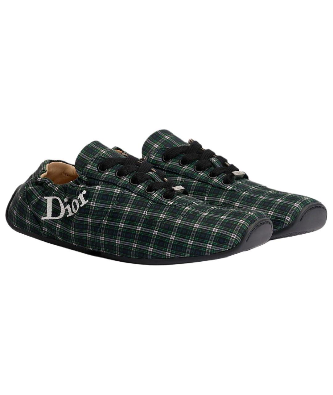 CHRISTIAN DIOR Мульти текстильные кроссовки, фото 3