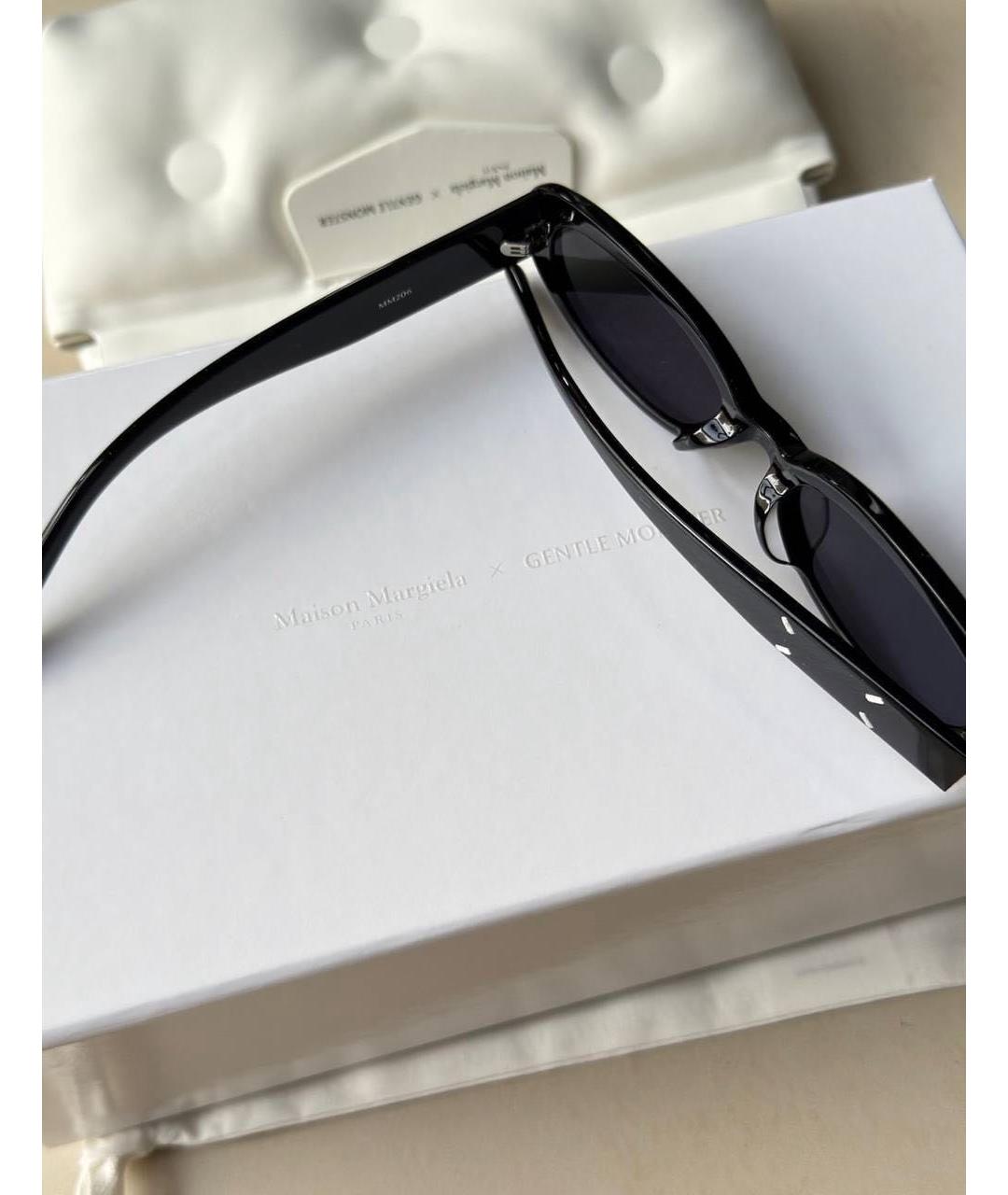 GENTLE MONSTER Черные пластиковые солнцезащитные очки, фото 5