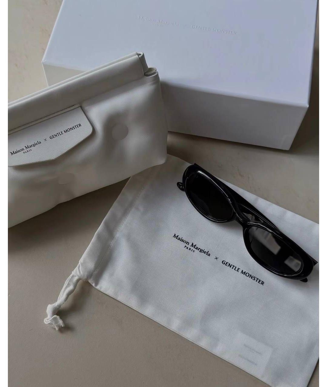 GENTLE MONSTER Черные пластиковые солнцезащитные очки, фото 4