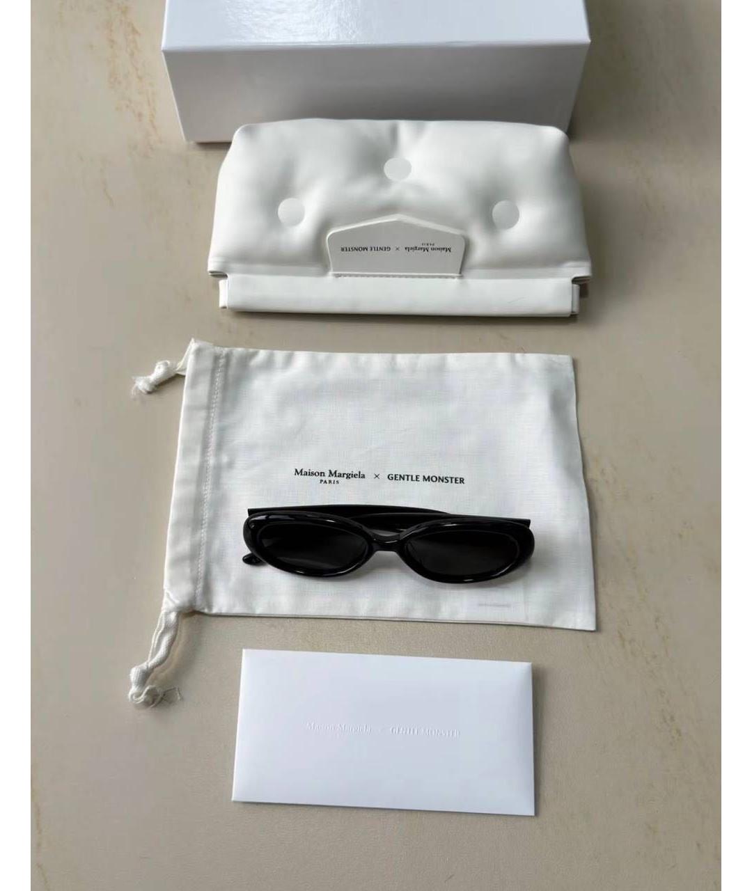 GENTLE MONSTER Черные пластиковые солнцезащитные очки, фото 6