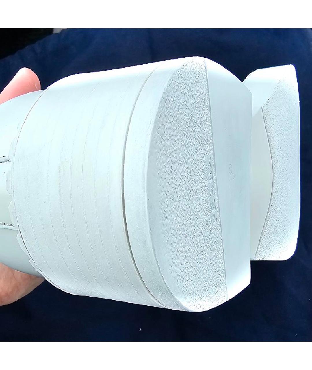 PRADA Белые кожаные лоферы, фото 6