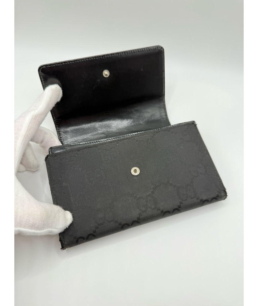 GUCCI Черный кошелек, фото 3