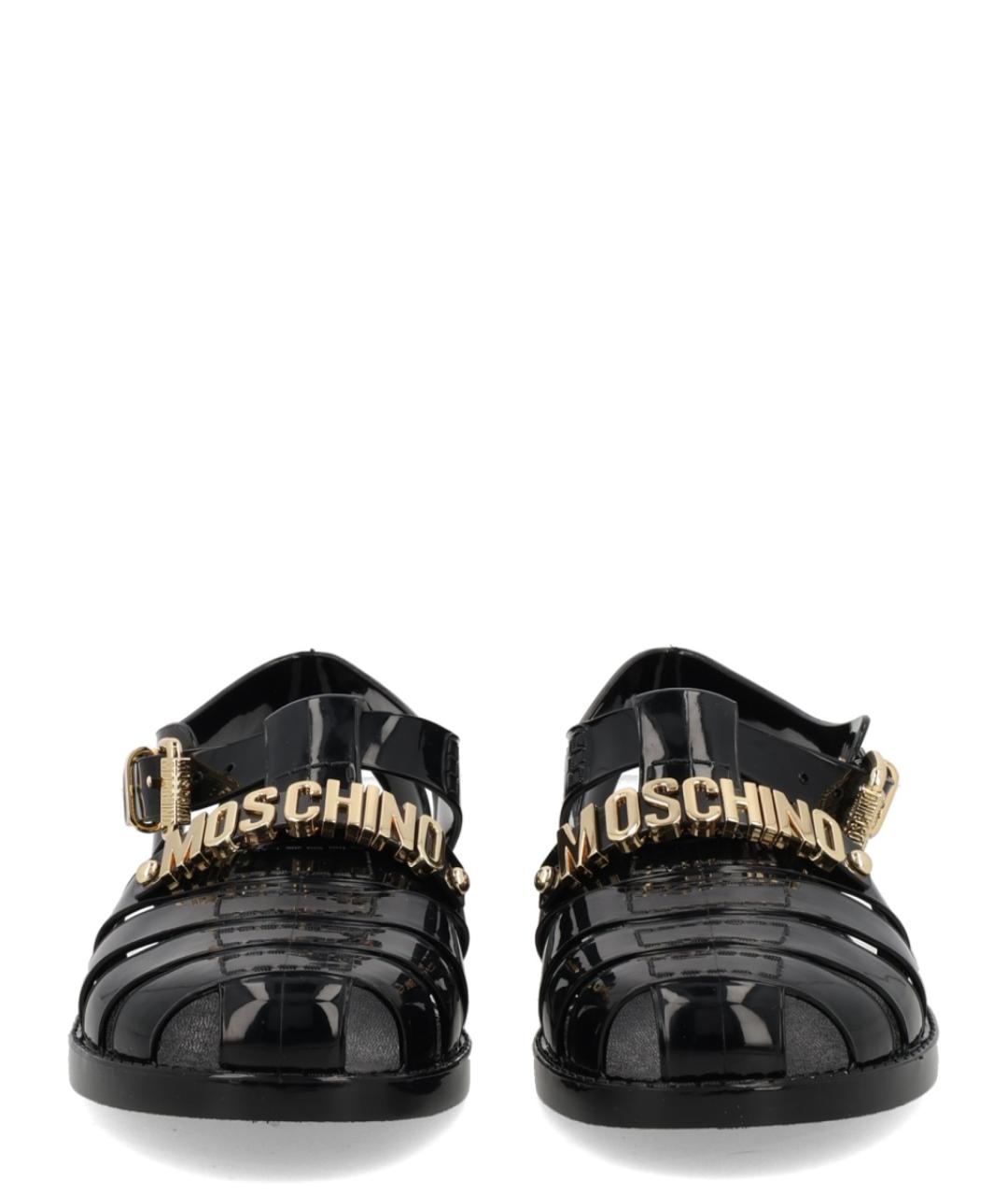 MOSCHINO Черные сандалии, фото 2