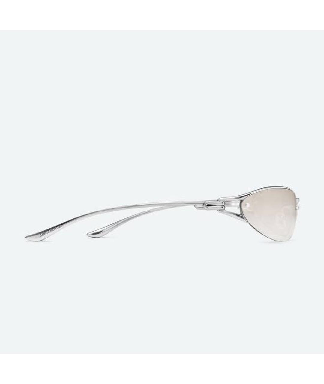 GENTLE MONSTER Серебряные металлические солнцезащитные очки, фото 4