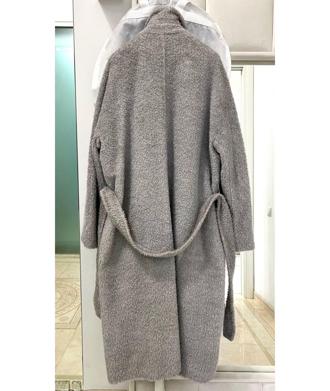 MARELLA Серое шерстяное пальто, фото 7