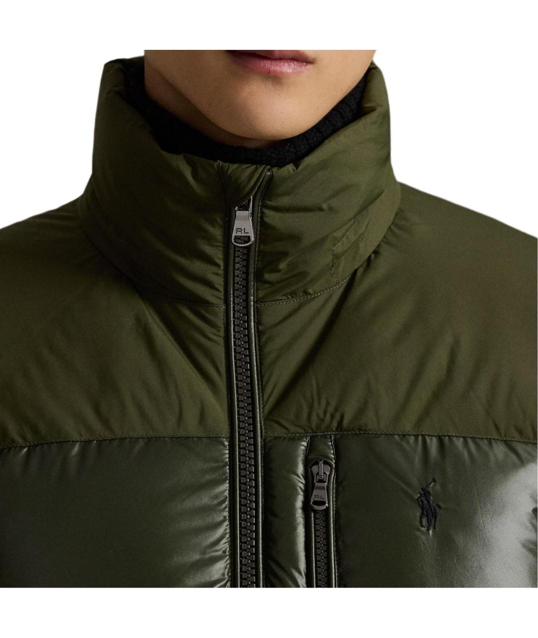 POLO RALPH LAUREN Зеленый пуховик, фото 5