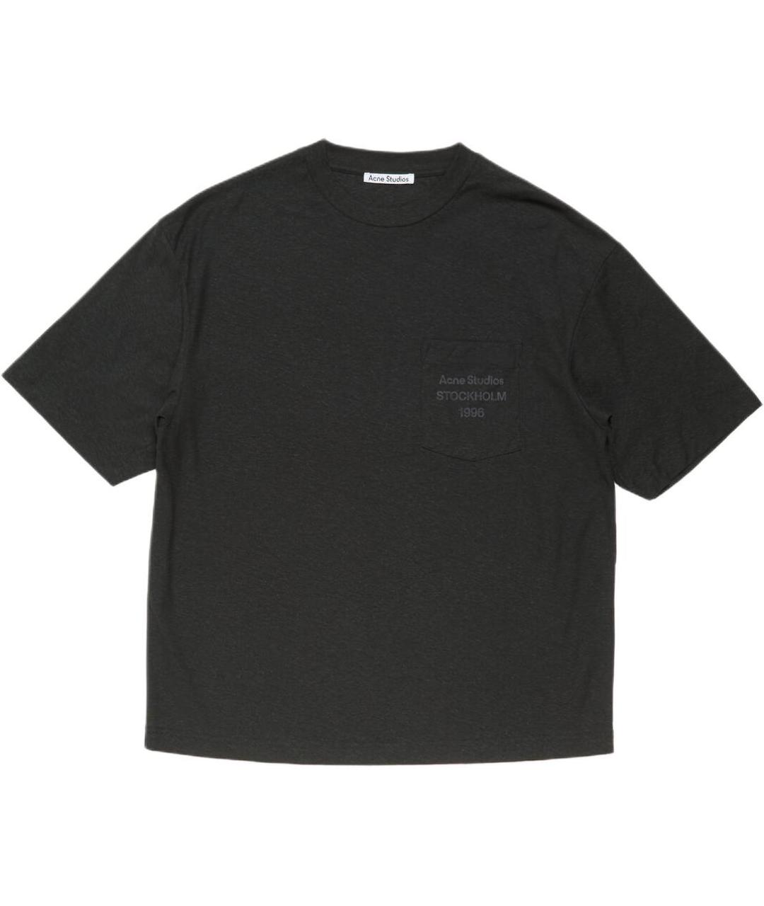 ACNE STUDIOS Черная футболка, фото 1