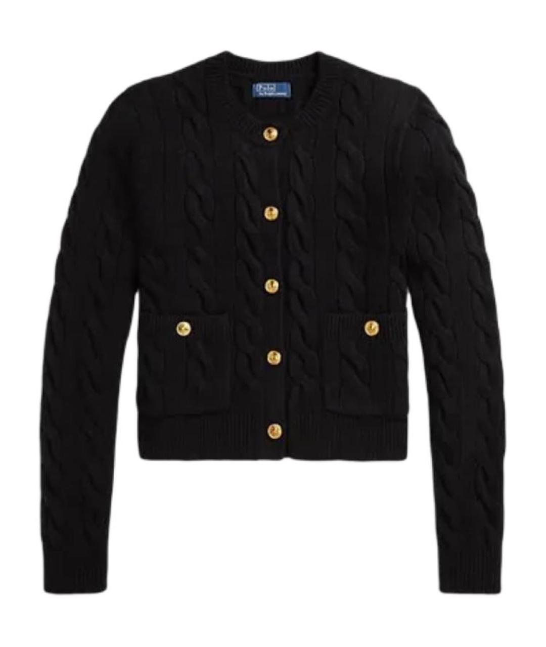 POLO RALPH LAUREN Черный кардиган, фото 1