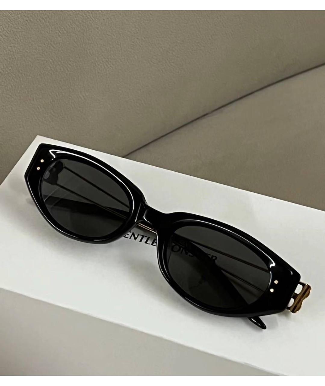 GENTLE MONSTER Черные пластиковые солнцезащитные очки, фото 6