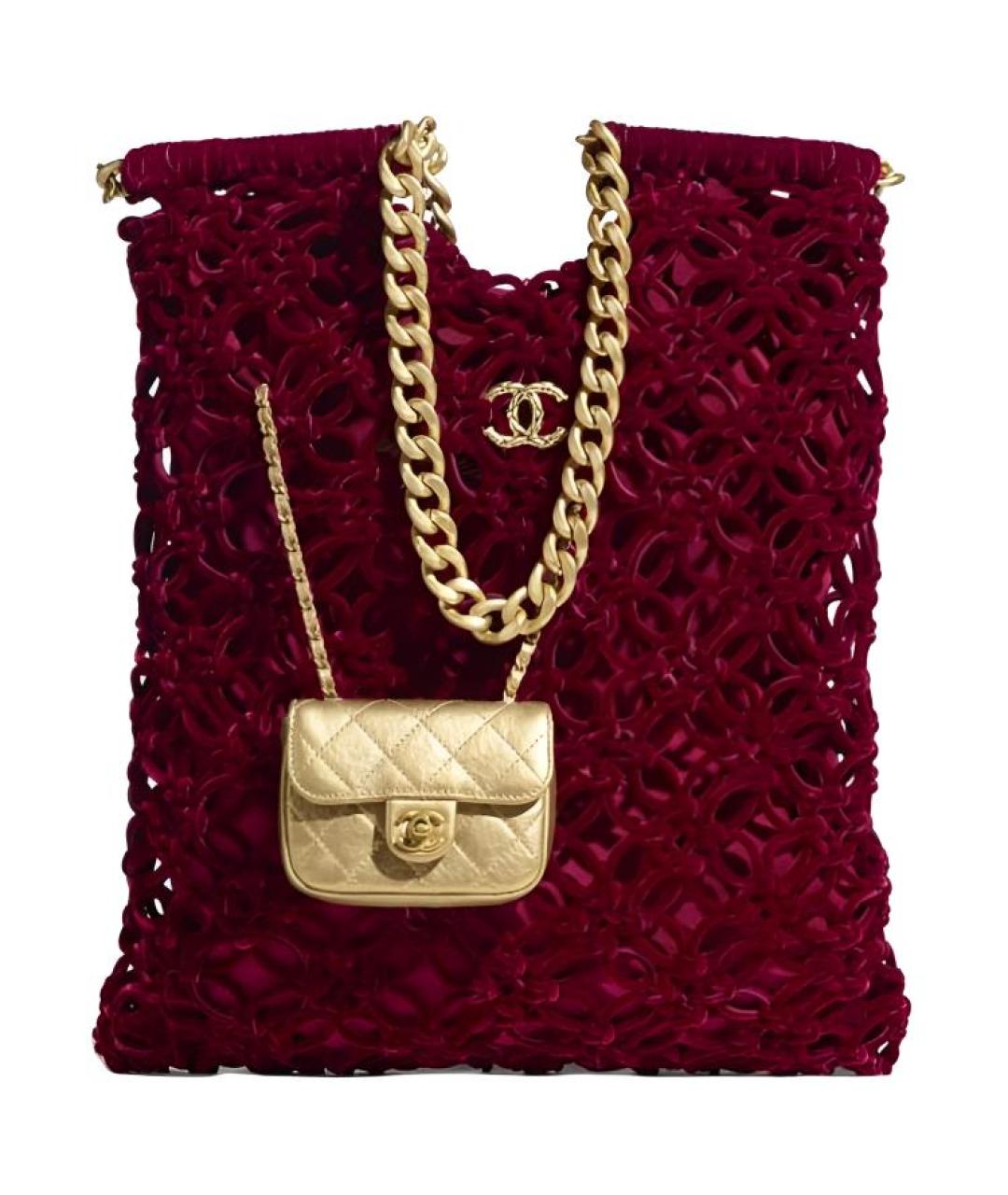 CHANEL Красная сумка через плечо, фото 1